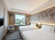 Twin Deluxe Room With Work Desk And City View