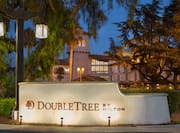 Exterior of DoubleTree by Hilton with Logo