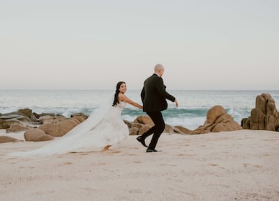 Wedding Couple on Beach