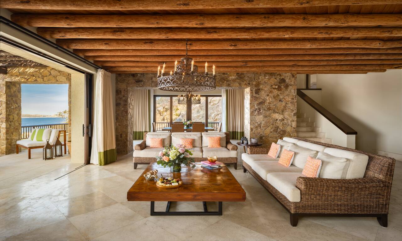 Living Area of Private Pedregal Home Marina View Suite