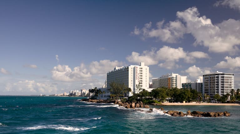 Hotel exterior With Sea And Beach