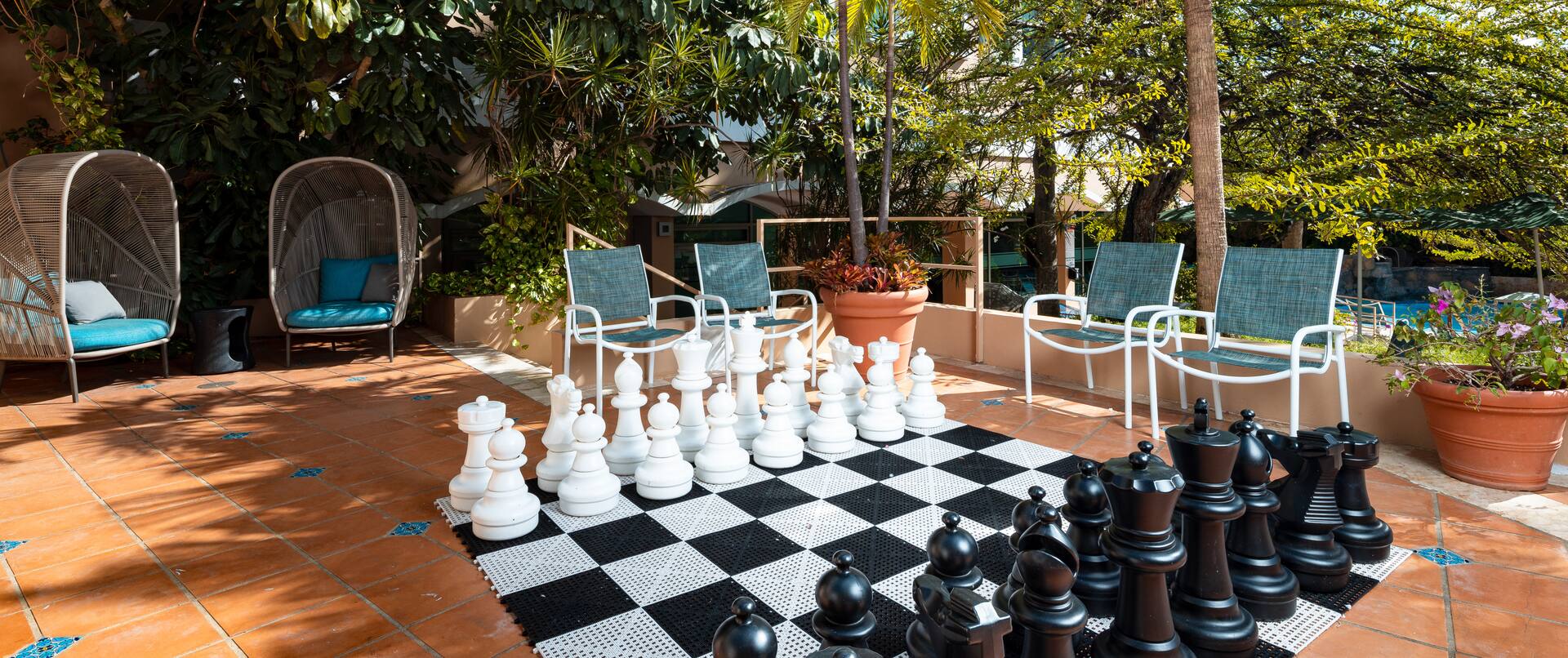 Outdoor Life Size Chess Set