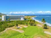 Aerial Beach View of Koi Resort in St. Kitts