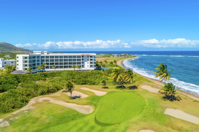 Aerial Beach View of Koi Resort in St. Kitts