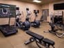 Fitness Center with Treadmill, Cross-Trainers and Weight Bench