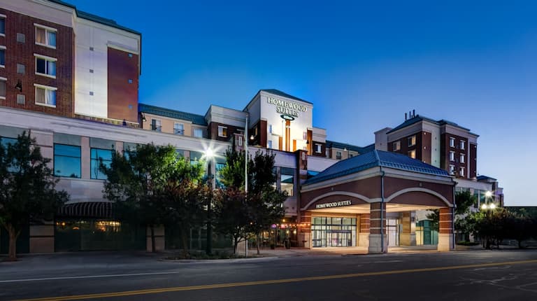 Hotel Exterior at Night
