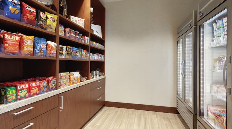 Snacks and Drinks in Pavilion Pantry Shop