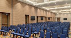 Ballroom Set up for Theater Style Meeting