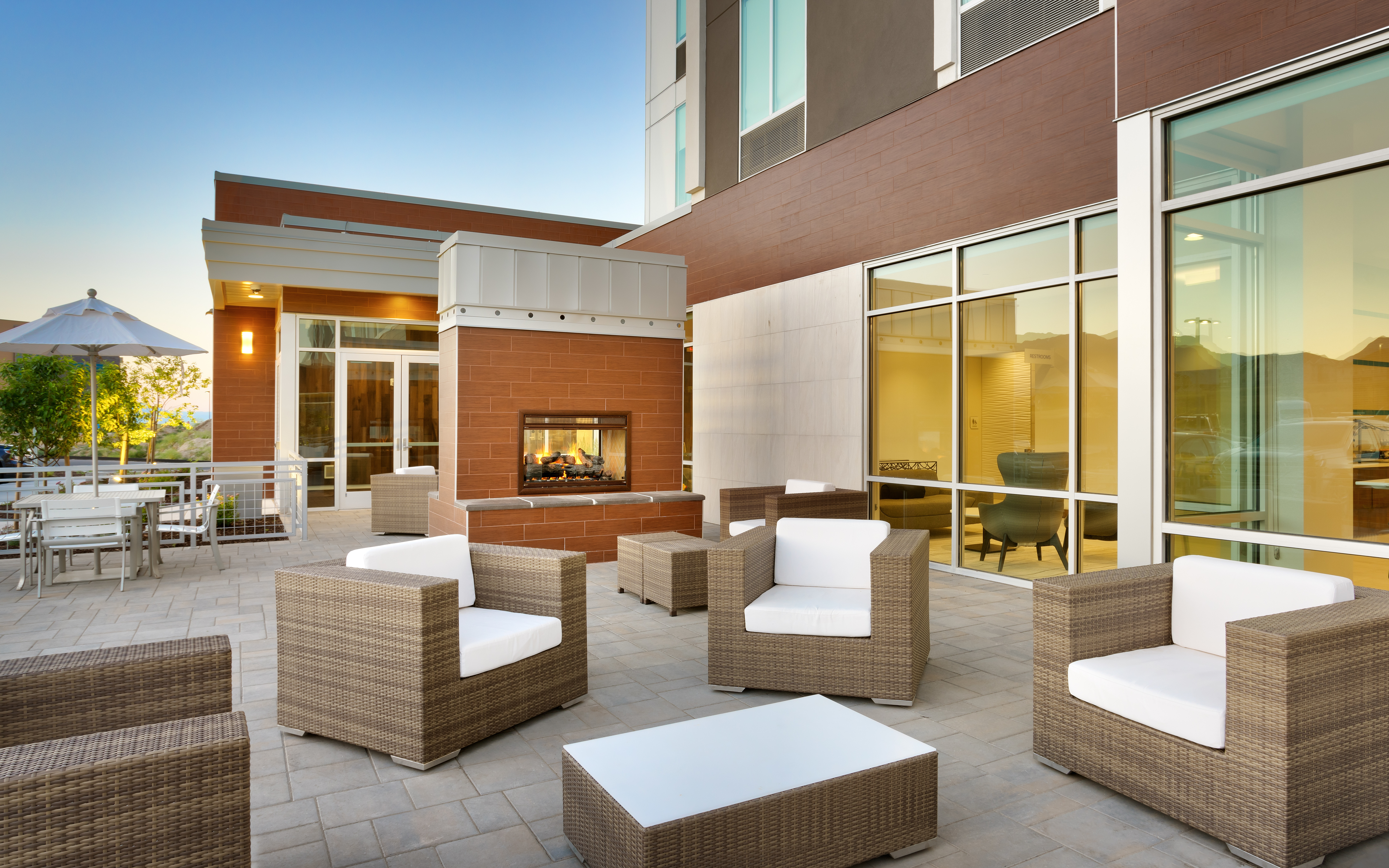 Outdoor Patio with Comfortable Seating