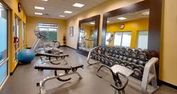 Fitness Center with Weights and Machines