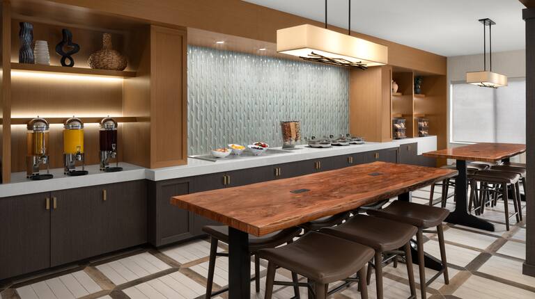 Breakfast Buffet Area