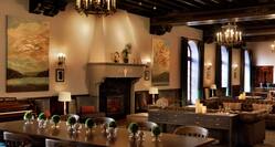 Great Hall Seating and Fireplace