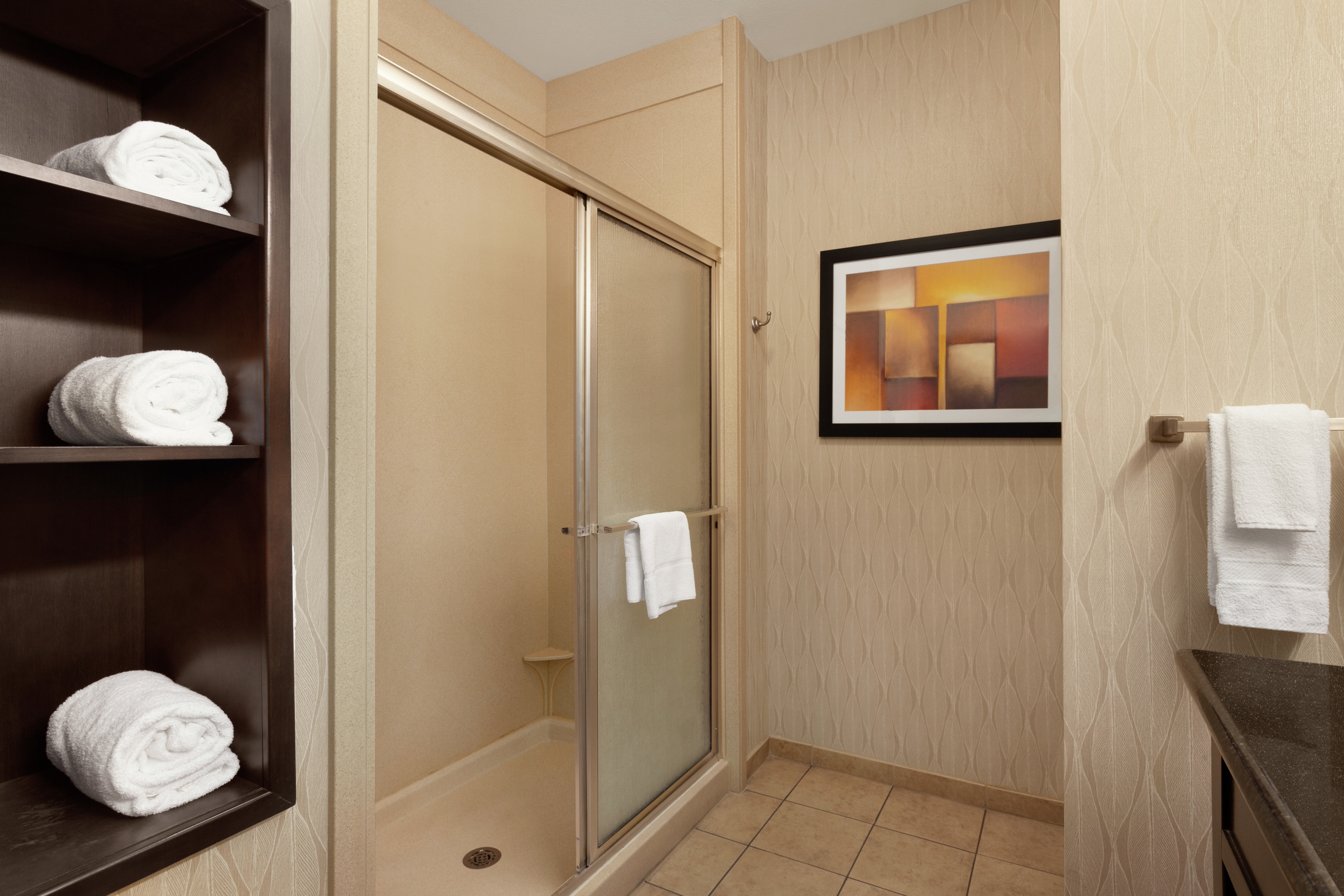 Guest Bathroom With Walk In Shower