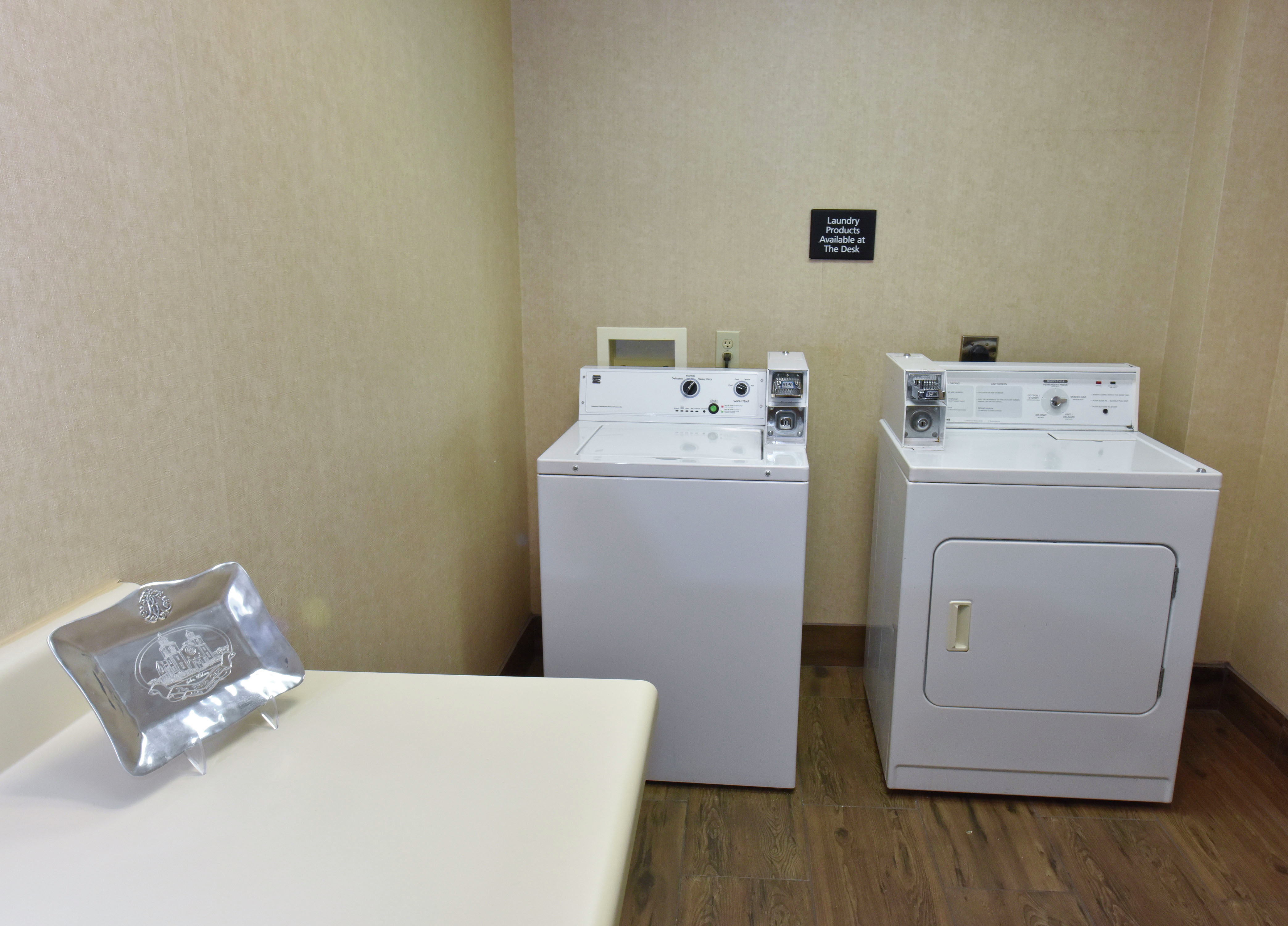 Guest Laundry Area with Washer and Dryer