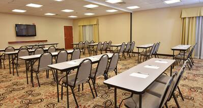 Meeting and Conference Space with Classroom Style Setup