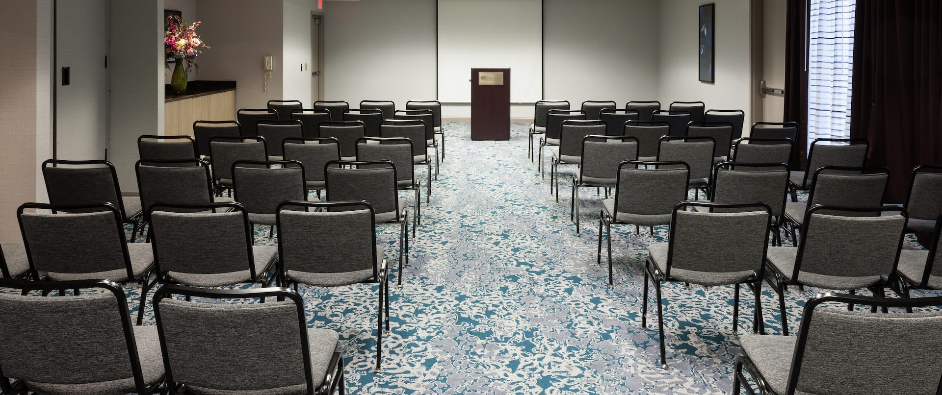 Private Conference Room with Theater Setup