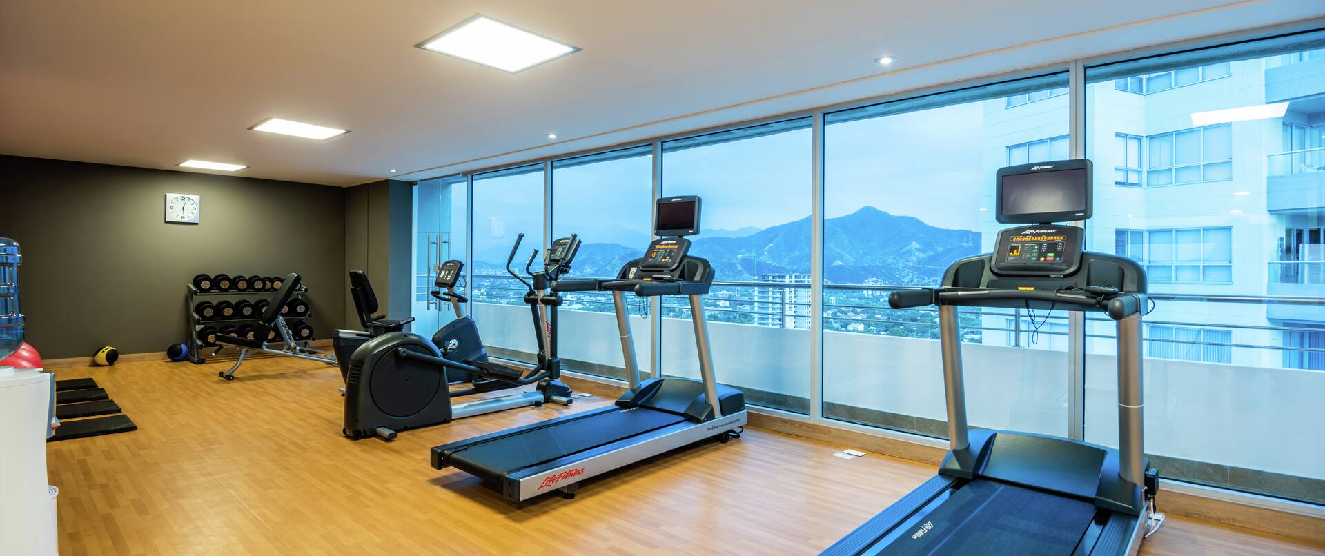 Fitness Center with Panoramic View