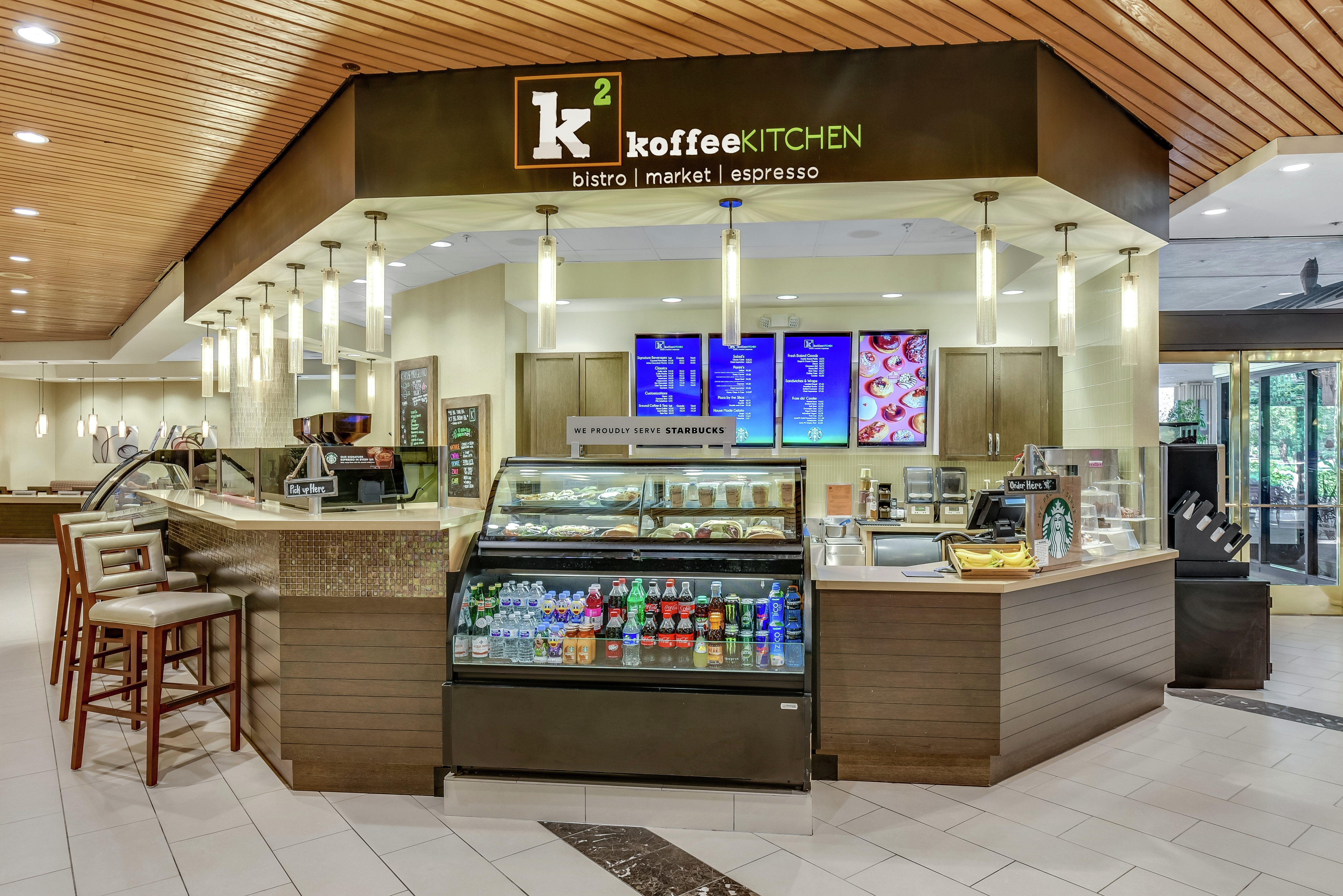 KoffeeKITCHEN Register and Counter Seating
