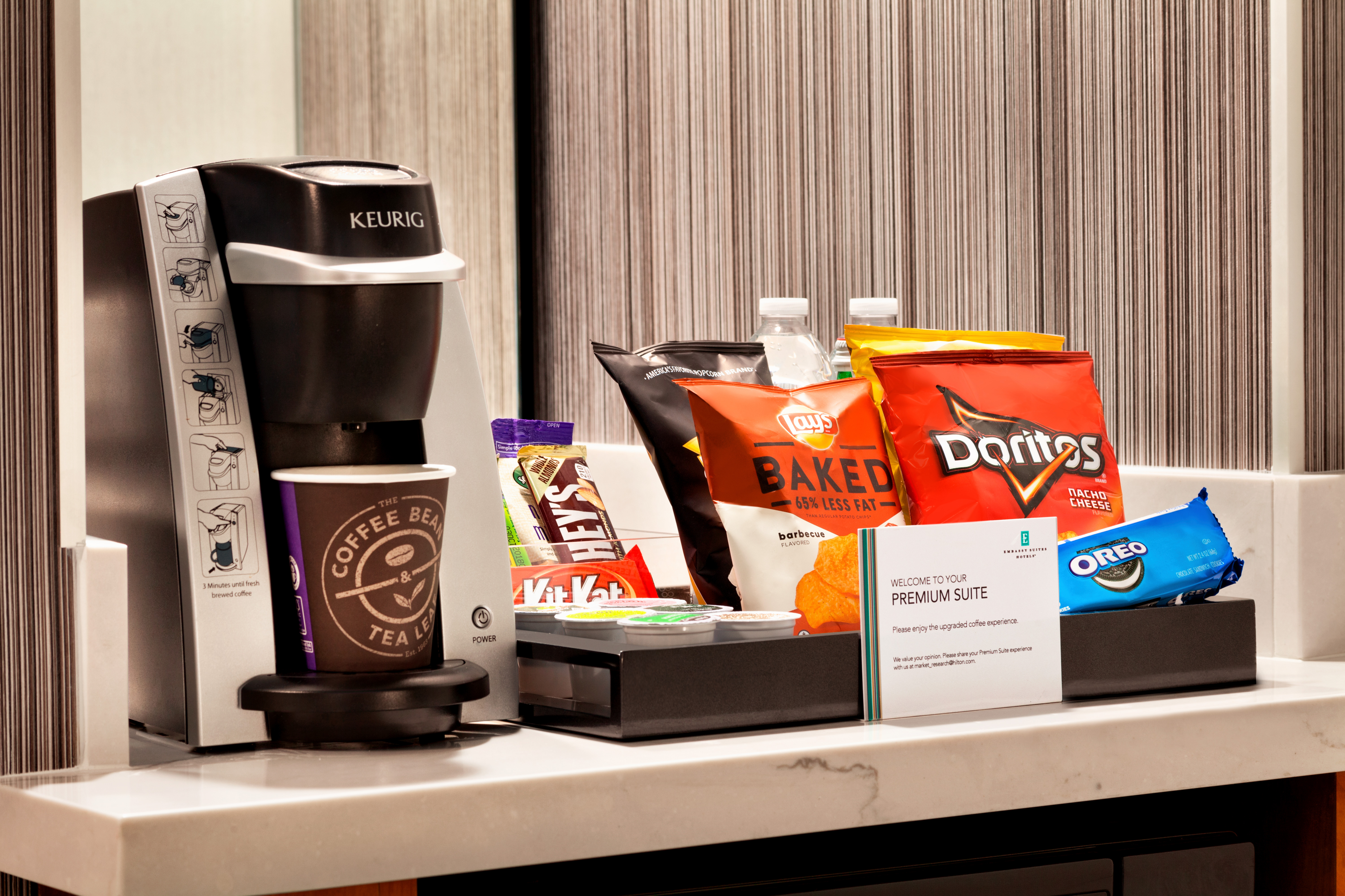 Premium Suites Snacks and Coffee