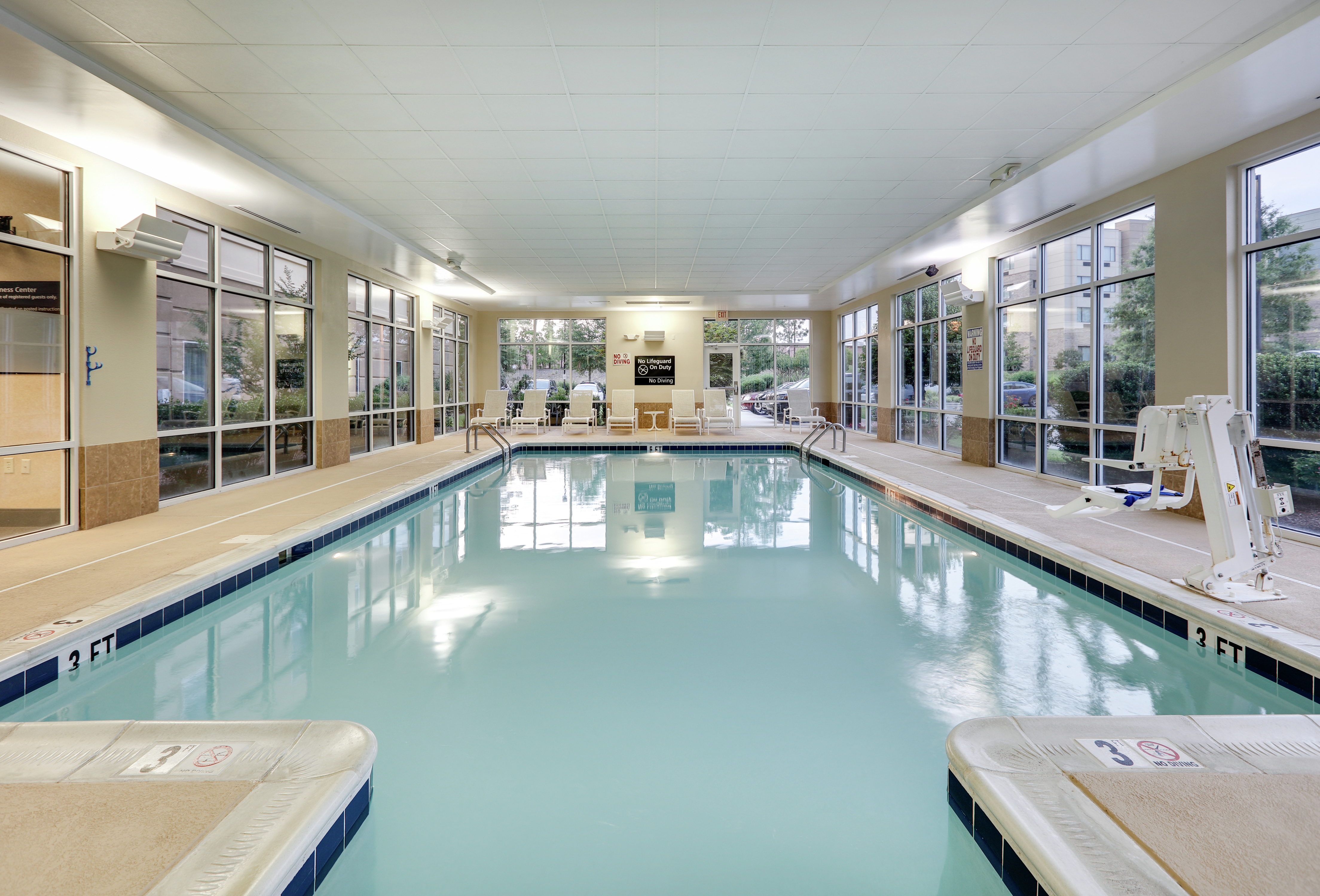Indoor Pool With Accessible Lift