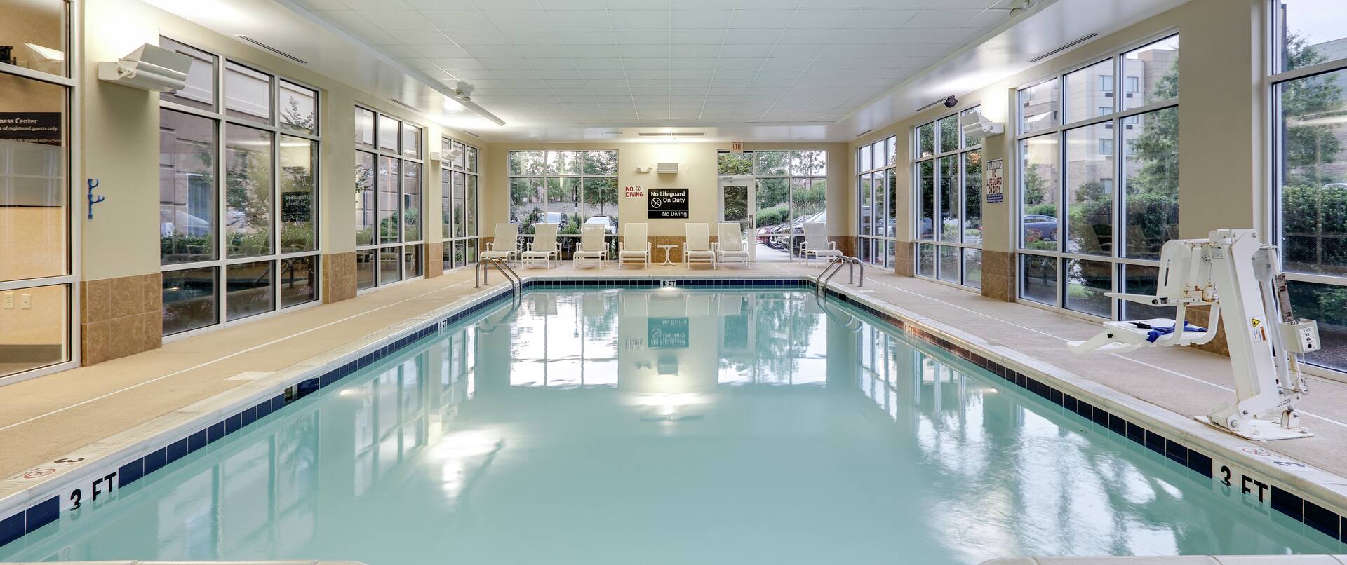 Indoor Pool With Accessible Lift