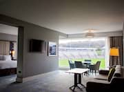 Presidents Suite Living and Dining Area