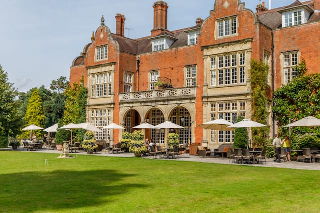 Exterior of Tylney Hall Hotel
and Gardens