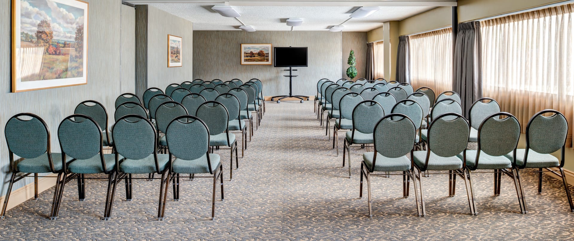 Chairs Set in Rows in Parkside Meeting Room