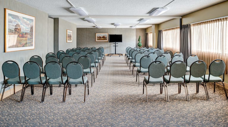 Chairs Set in Rows in Parkside Meeting Room