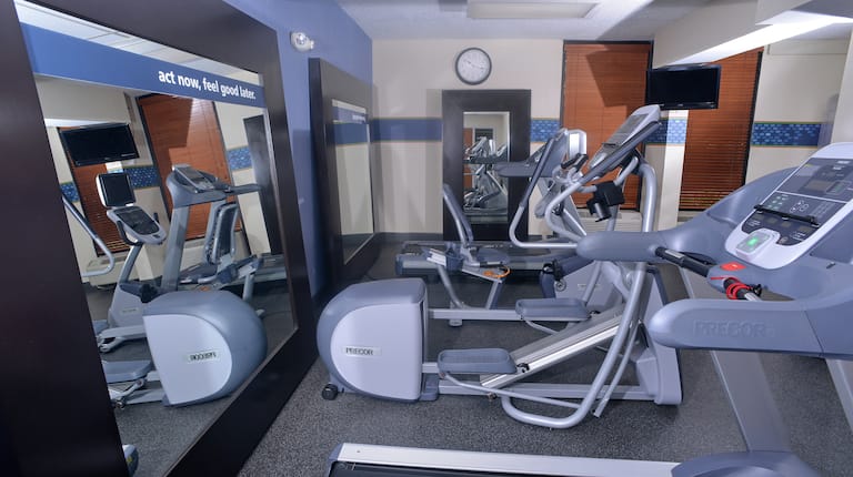 Fitness Room With Workout Equipment