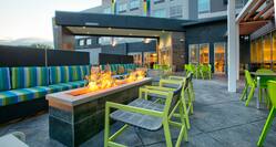 Enjoy our large outdoor patio with firepit