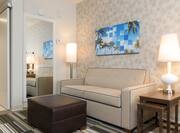 Home2 Suites by Hilton Nokomis Hotel, FL - King Studio Sofabed and Ottoman