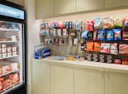 Frozen Food, Convenience Items, and Snacks in Suite Shop