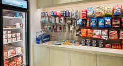 Frozen Food, Convenience Items, and Snacks in Suite Shop