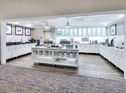 Breakfast Buffet Dining Area with Food Preperation Counters