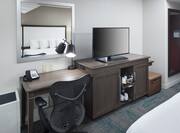In-Room Work Area and TV