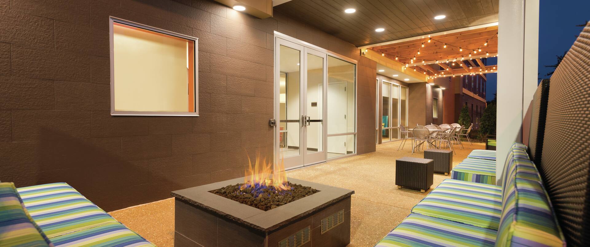 Patio with Fireplace