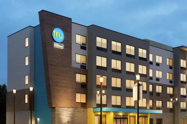 Hotel Exterior at Night