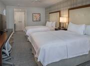 Two Queen Suite Beds Side