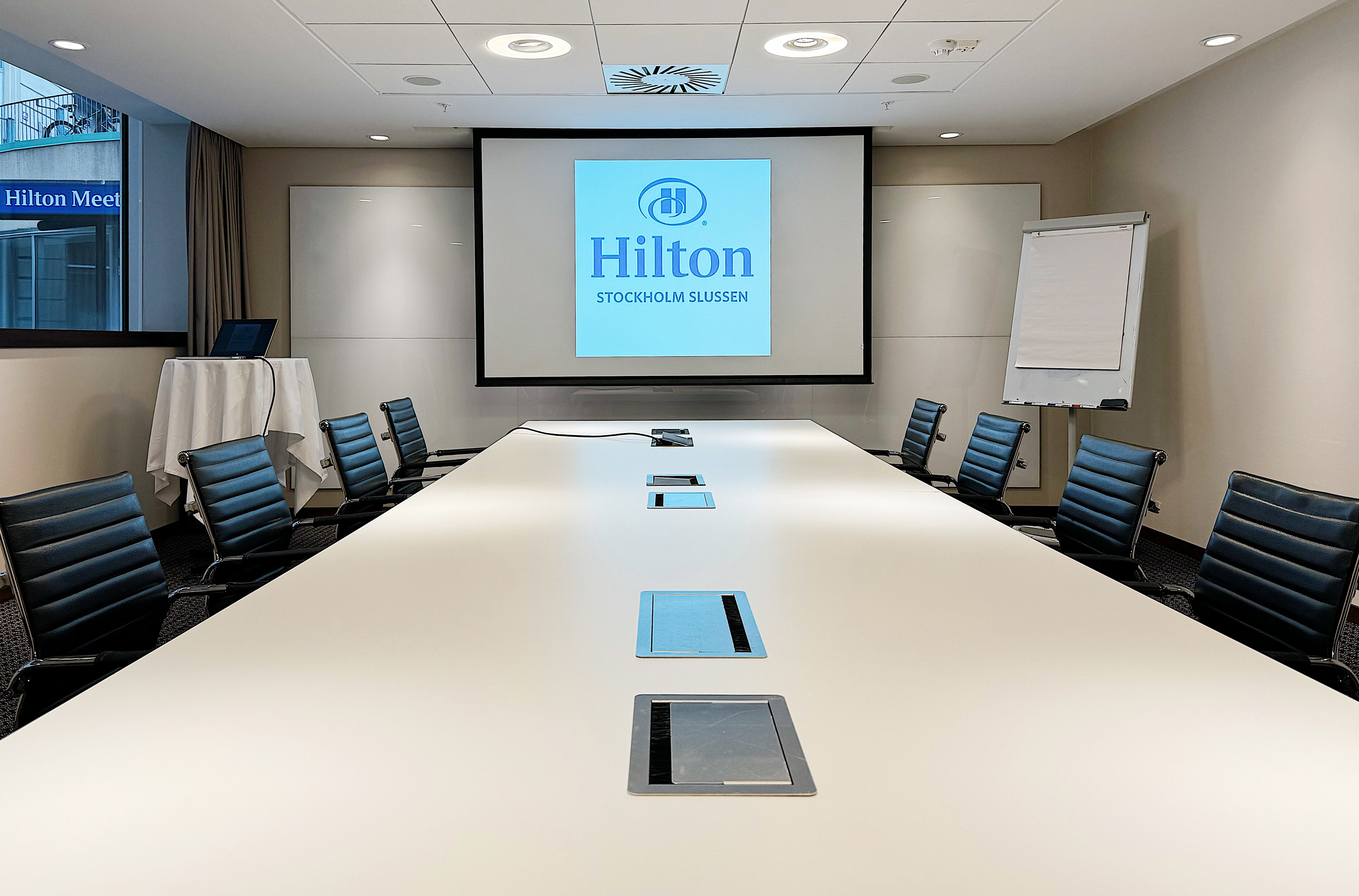 Afrodite Meeting Room with a Projection Screen
