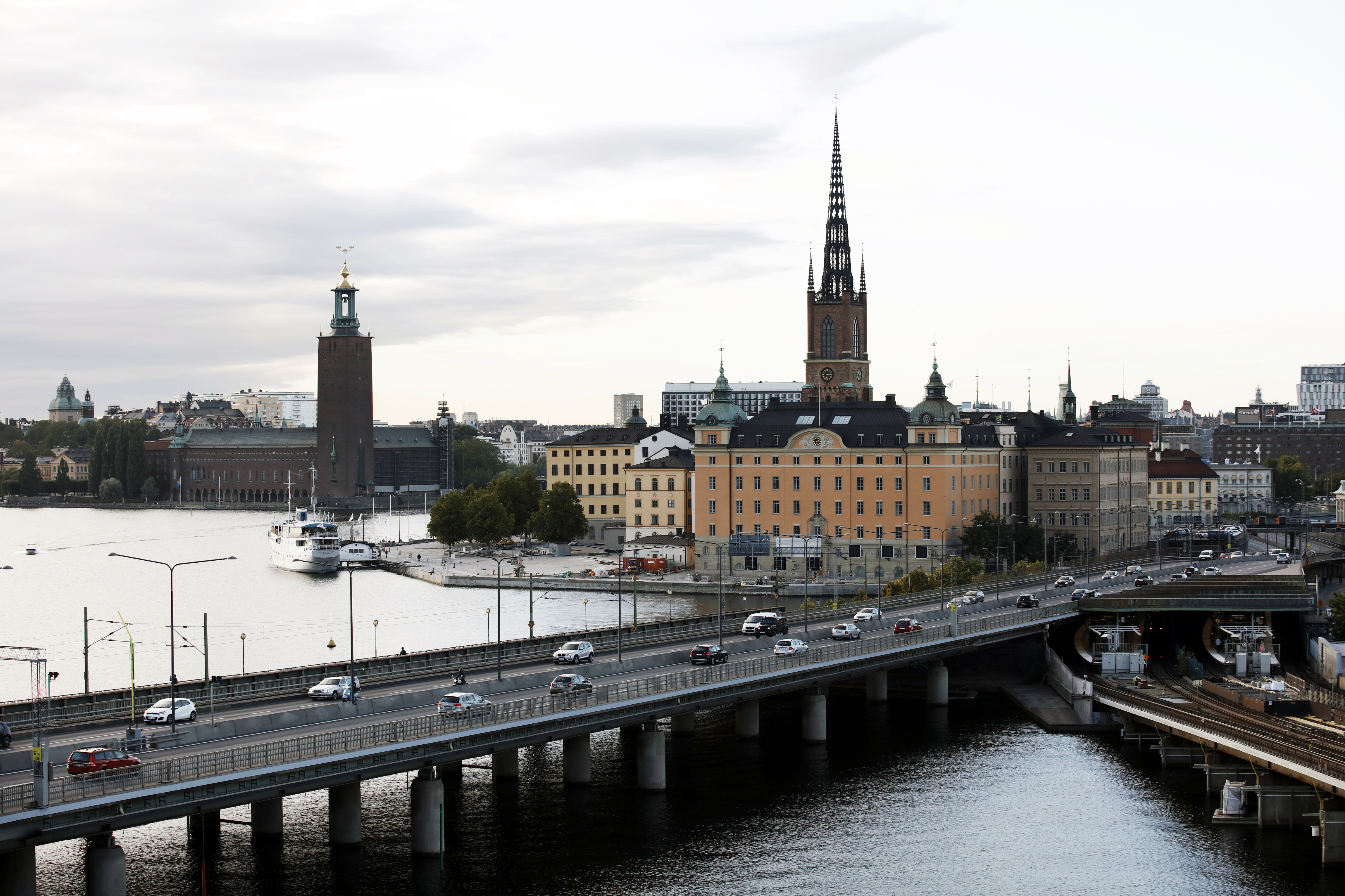 View of Stockholm City Skyline