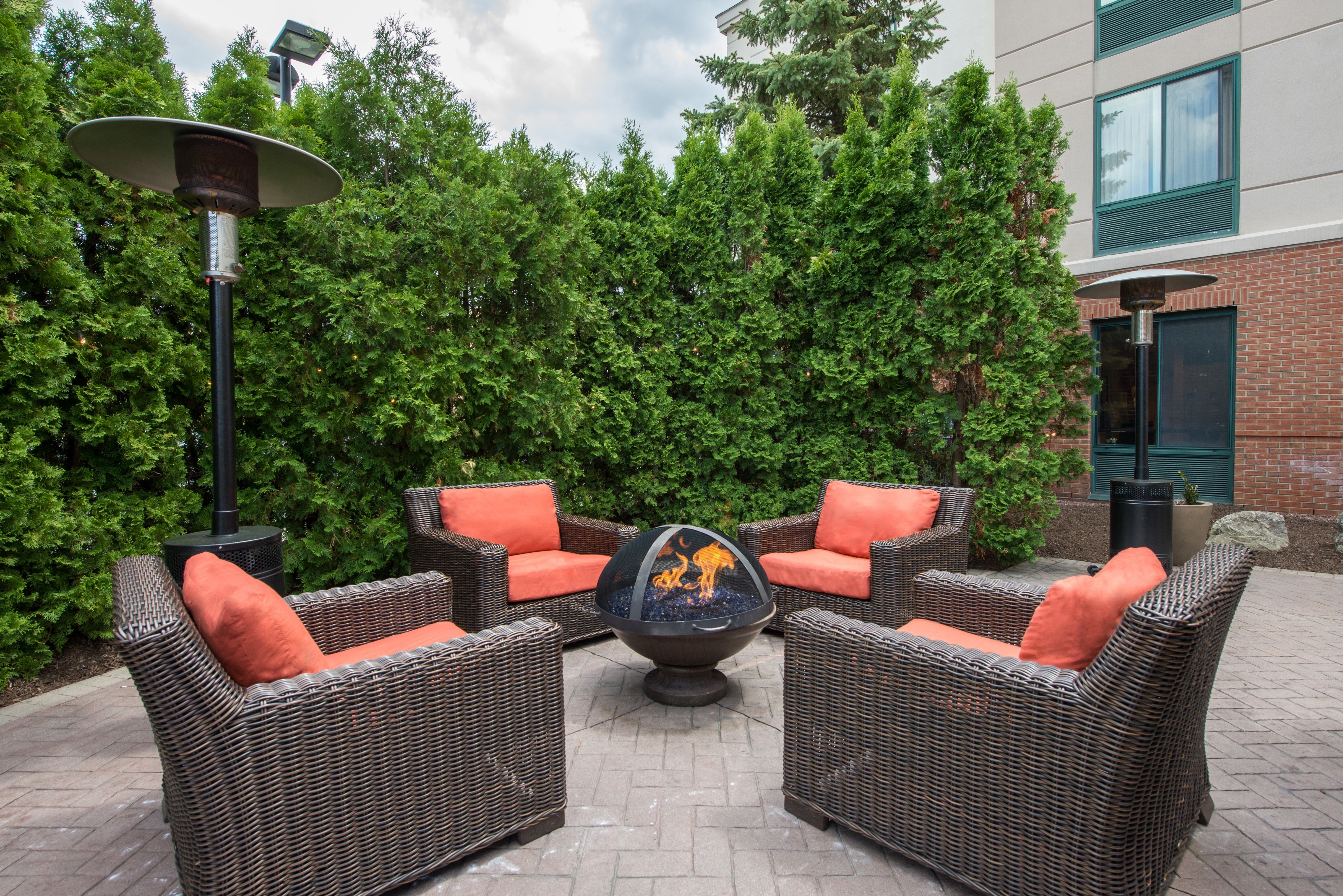 Outdoor Patio Seating and Firepit