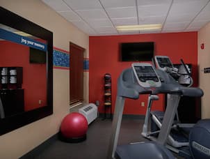 Fitness Center with Treadmill and Recumbent Bike