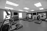 Fitness center with cardio machines