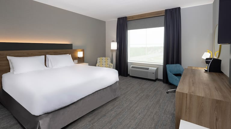 King Guest Room with Desk Area and HDTV