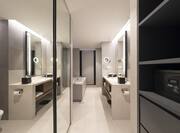 Premier suite bathroom with tub
