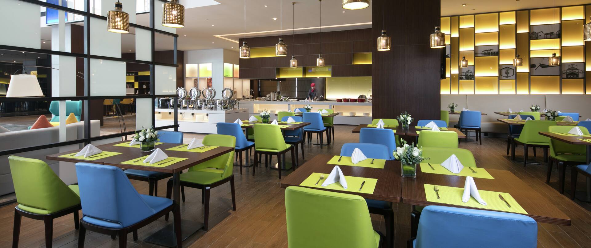 Dining Tables and Chairs in Restaurant
