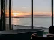 View of the Sea at Sunset from Guest Room