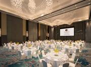 Grand Ballroom with Banquet Tables
