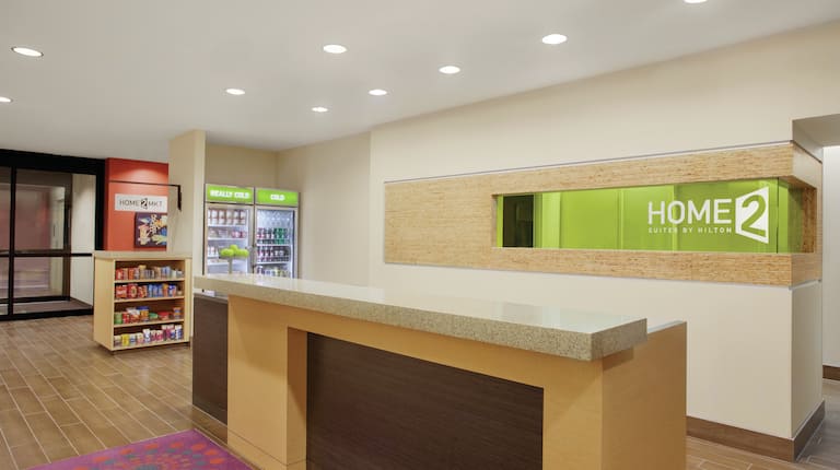 Front Desk and Snack Shop